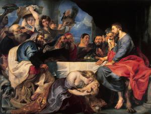 Reproduction oil paintings - Peter Paul Rubens - Feast in the House of Simon the Pharisee
