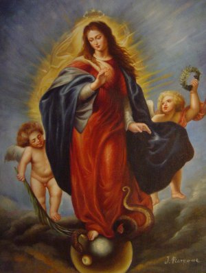 Immaculate Conception, Peter Paul Rubens, Art Paintings
