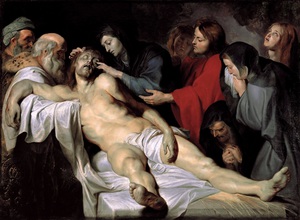 Peter Paul Rubens, Lamentation over the Dead Christ, Painting on canvas