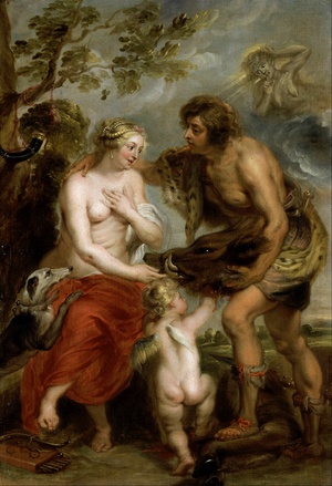 Peter Paul Rubens, Meleager and Atalanta, Painting on canvas