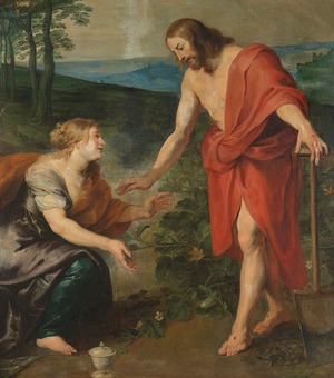Peter Paul Rubens, Noli Me Tangere, Painting on canvas