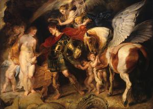 Peter Paul Rubens, Perseus Releases Andromeda, Painting on canvas