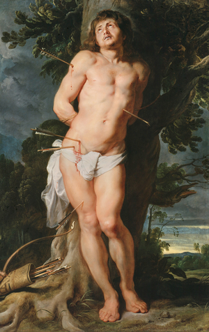 Peter Paul Rubens, St. Sebastian, Painting on canvas