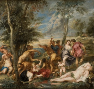 Peter Paul Rubens, The Andrians, Painting on canvas