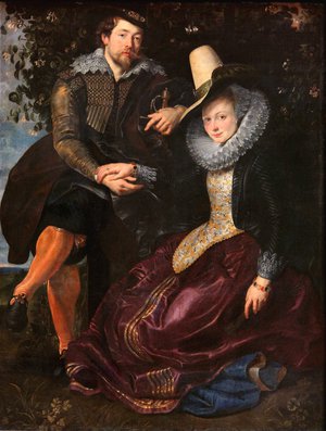 Peter Paul Rubens, The Artist and His First Wife, Painting on canvas