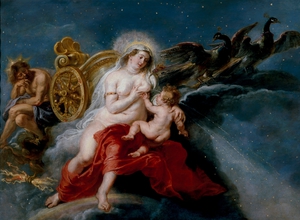 Peter Paul Rubens, The Birth of the Milky Way, Painting on canvas