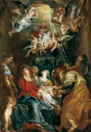 Peter Paul Rubens, The Circumcision, Painting on canvas