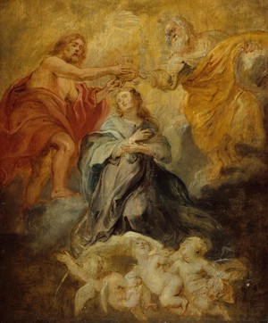 The Coronation of the Virgin, Peter Paul Rubens, Art Paintings