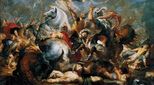 Peter Paul Rubens, The Death of Decius Mus, Painting on canvas
