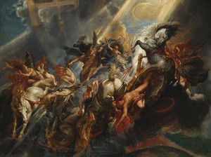 Peter Paul Rubens, The Fall of Phaeton, Painting on canvas