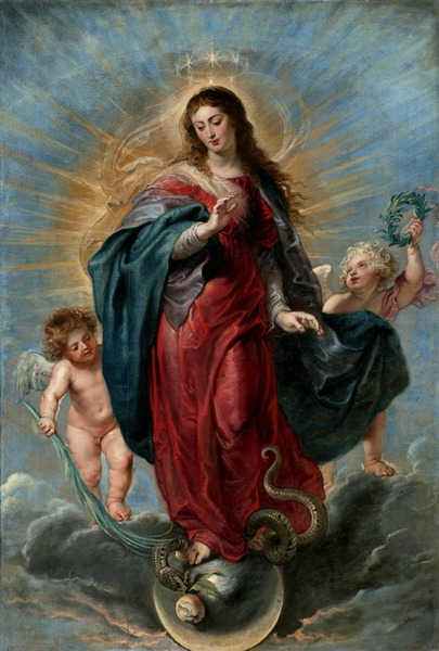 The Immaculate Conception. The painting by Peter Paul Rubens