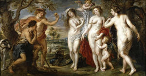 Peter Paul Rubens, The Judgement of Paris, Painting on canvas