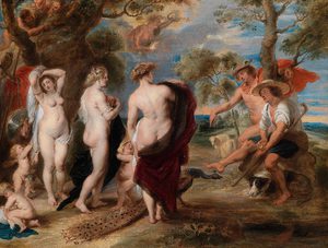 Peter Paul Rubens, The Judgement of Paris, Painting on canvas