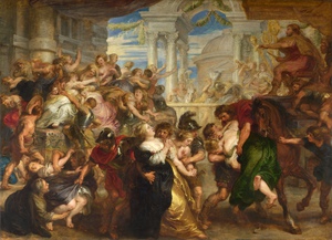 Peter Paul Rubens, The Rape of the Sabine Women, Painting on canvas