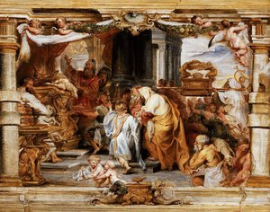Peter Paul Rubens, The Sacrifice of the Old Covenant, Painting on canvas