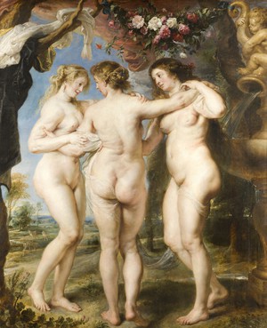 Peter Paul Rubens, The Three Graces, Painting on canvas