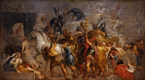 Peter Paul Rubens, Triumphal Entry of Henri IV in Paris, Painting on canvas