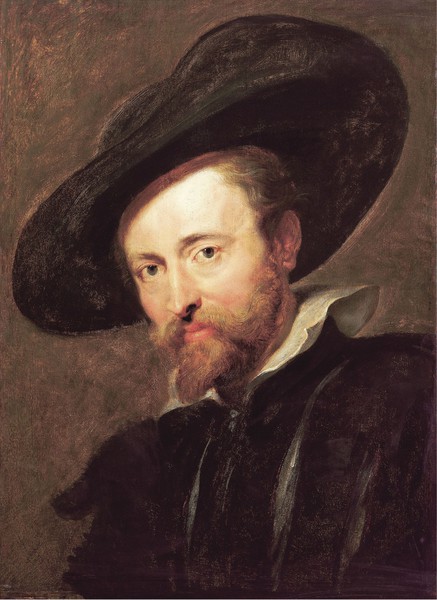 Peter Paul Rubens - Self-Portrait . The painting by Peter Paul Rubens