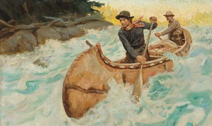 Philip R. Goodwin, In Troubled Water, Painting on canvas
