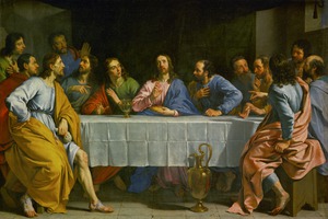 Phillipe De Champaigne, Last Supper, Painting on canvas