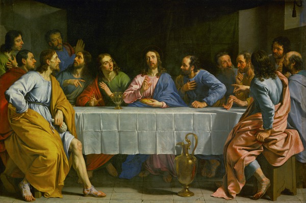Last Supper. The painting by Phillipe De Champaigne