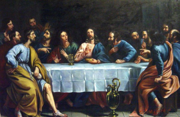 The Last Supper. The painting by Phillipe De Champaigne