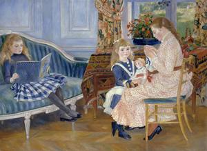 Pierre-Auguste Renoir, Children's Afternoon At Wargemont, Painting on canvas