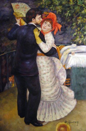 Pierre-Auguste Renoir, Country Dance, Painting on canvas