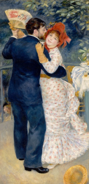 Pierre-Auguste Renoir, Dance in the Country, Painting on canvas