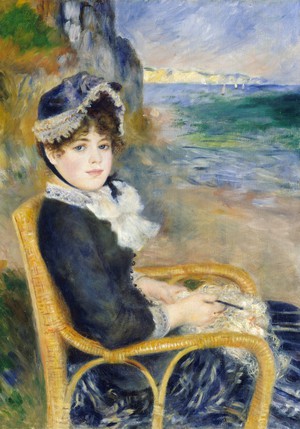 Reproduction oil paintings - Pierre-Auguste Renoir - Girl by the Seashore