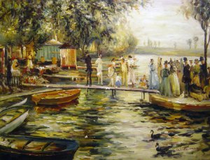 La Grenouillere, Pierre-Auguste Renoir, Art Paintings
