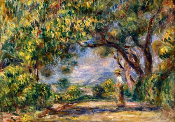 Les Collettes. The painting by Pierre-Auguste Renoir