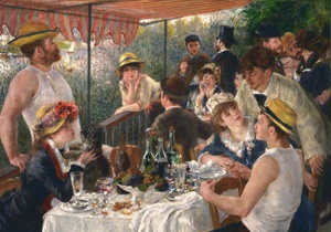 Pierre-Auguste Renoir, Luncheon of the Boating Party, Painting on canvas