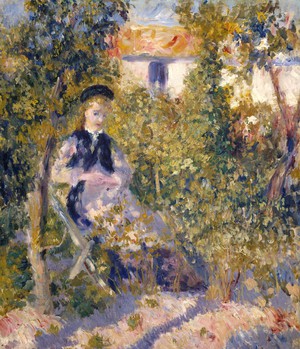 Reproduction oil paintings - Pierre-Auguste Renoir - Nini in the Garden (Nini Lopez)