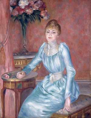 Pierre-Auguste Renoir, Portrait of Madame de Bonnieres, Painting on canvas