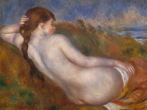 Pierre-Auguste Renoir, Reclining Nude, Painting on canvas