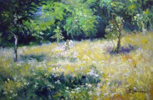 Spring At Chatou, Pierre-Auguste Renoir, Art Paintings