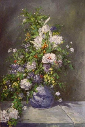 Pierre-Auguste Renoir, Spring Bouquet, Painting on canvas