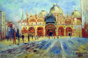 St. Mark's Square, Venice, Pierre-Auguste Renoir, Art Paintings