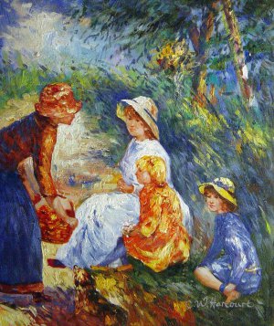 Pierre-Auguste Renoir, The Apple Seller, Painting on canvas