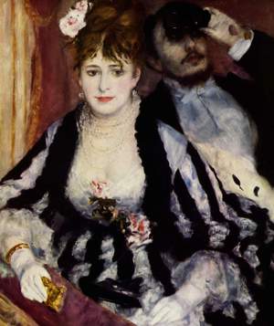 Reproduction oil paintings - Pierre-Auguste Renoir - The Theatre Box (La Loge)