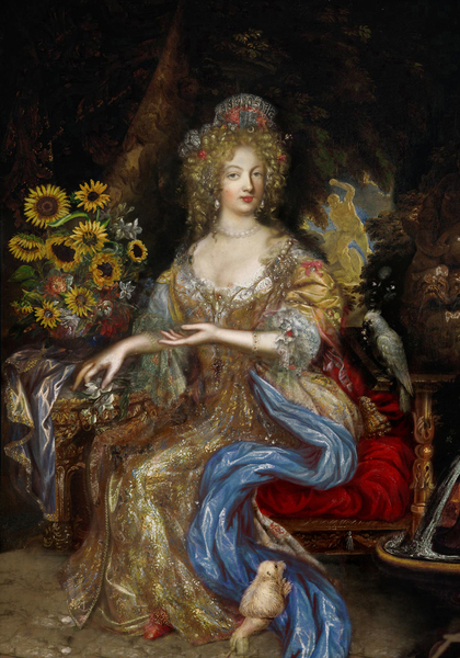 Madame de Montespan. The painting by Pierre Mignard