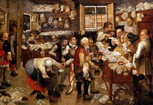 Reproduction oil paintings - Pieter Bruegel the Younger - The Tax Collector