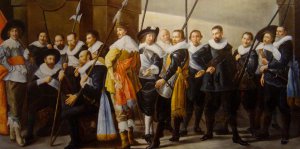 Reproduction oil paintings - Pieter Codde - The Meagre Company