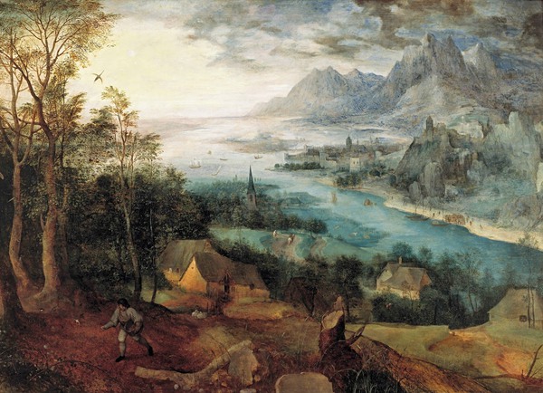 Parable of the Sower. The painting by Pieter the Elder Bruegel