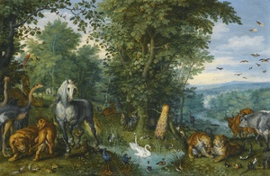 Pieter the Elder Bruegel, The Garden of Eden with the Fall of Man, Art Reproduction