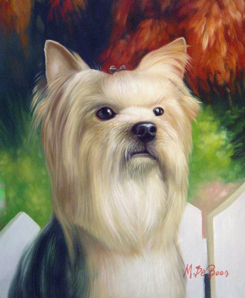 Precious Yorkie. The painting by Our Originals