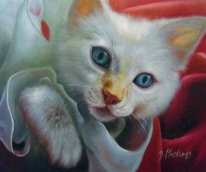 Our Originals, Purrfect, Painting on canvas