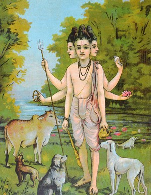 Raja Ravi Varma, Dattatreya, Art Reproduction