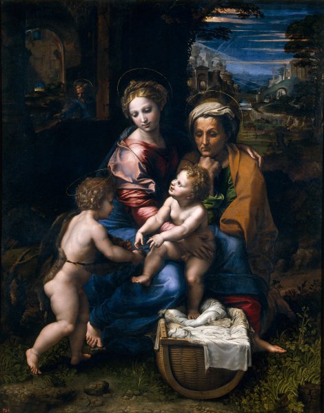 La Perla. The painting by Raphael 